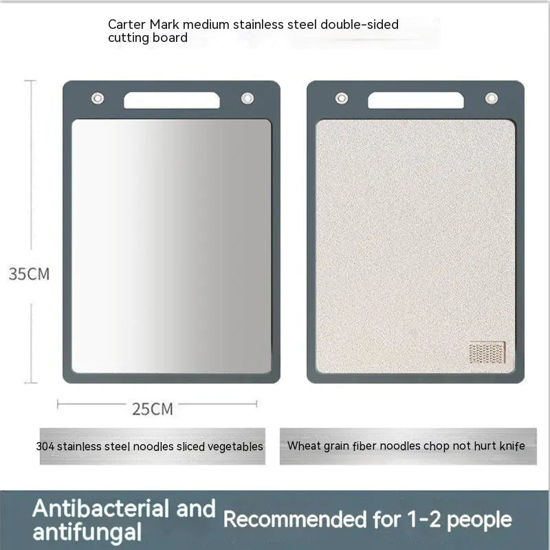 Mildew-Proof Stainless Steel Cutting Board